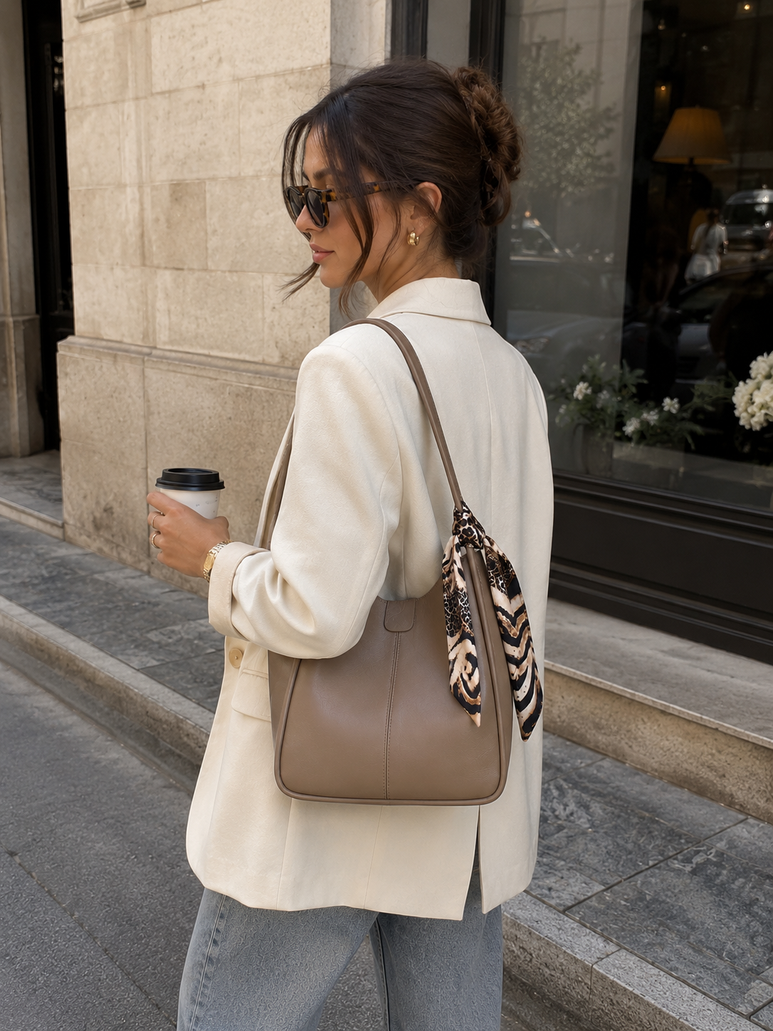 Cynora Classy Tote Detaylı Kol Çantası (1055)