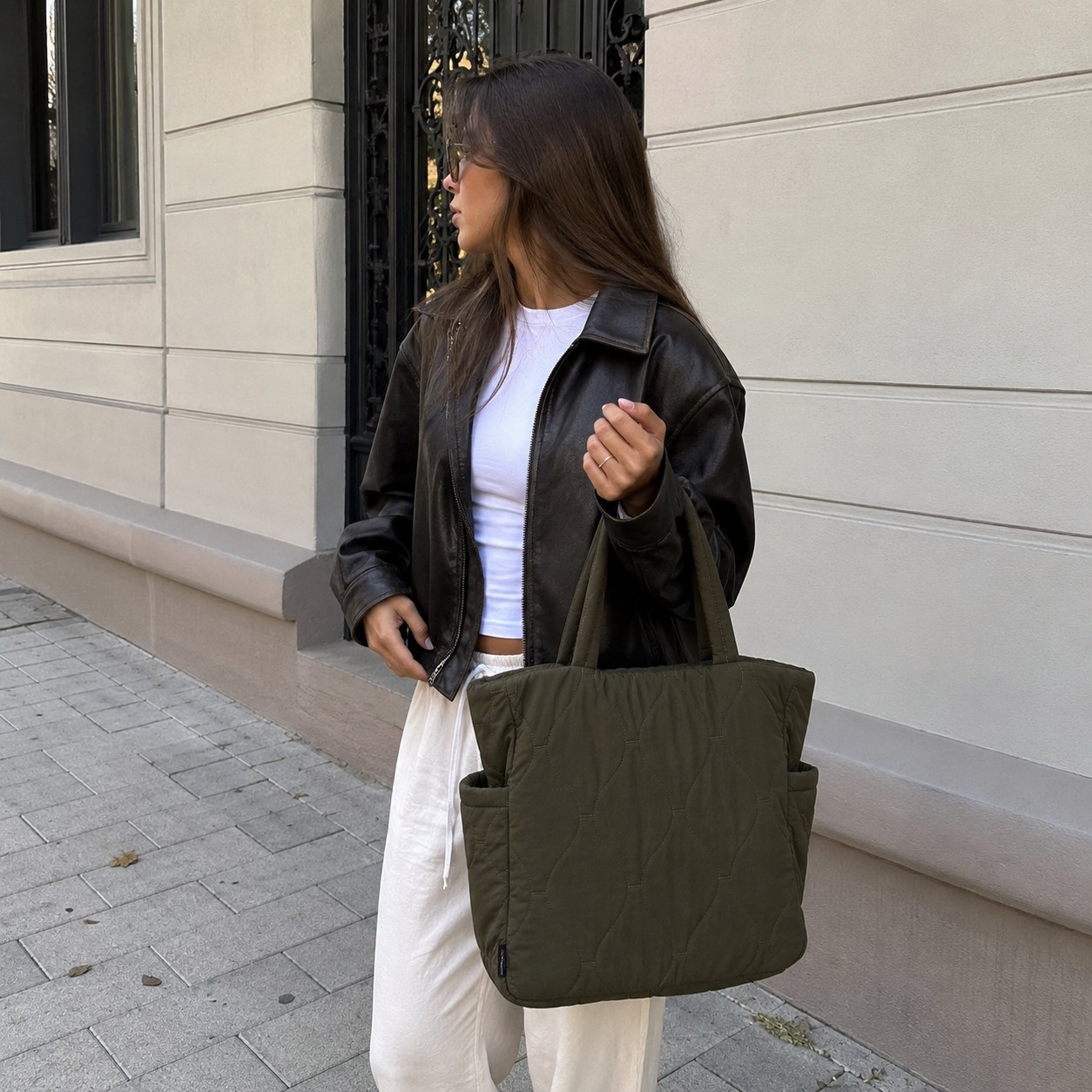 Cynora Fluff Geniş Tote Çanta (1043)