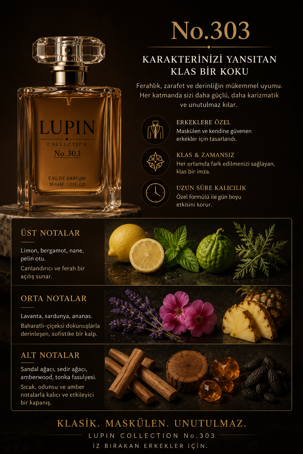 Lupin Collection No 303. For Men