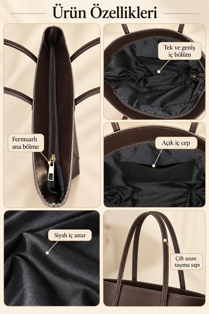 Cynora Comfort Geniş Shopper Çanta (1030)